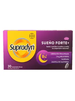 Supradyn Sueño Forte+ 30 comprimidos | FarmaRoma
