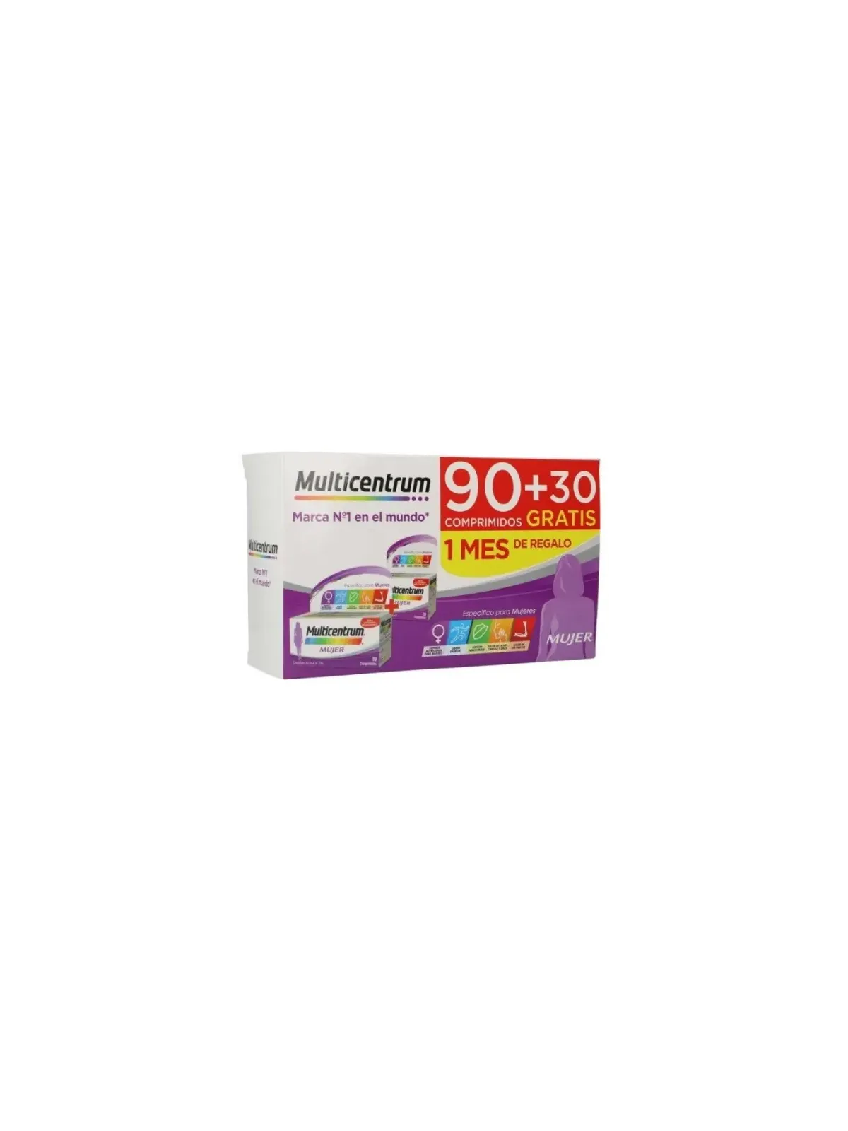 Multicentrum Mujer 90+30 comprimidos