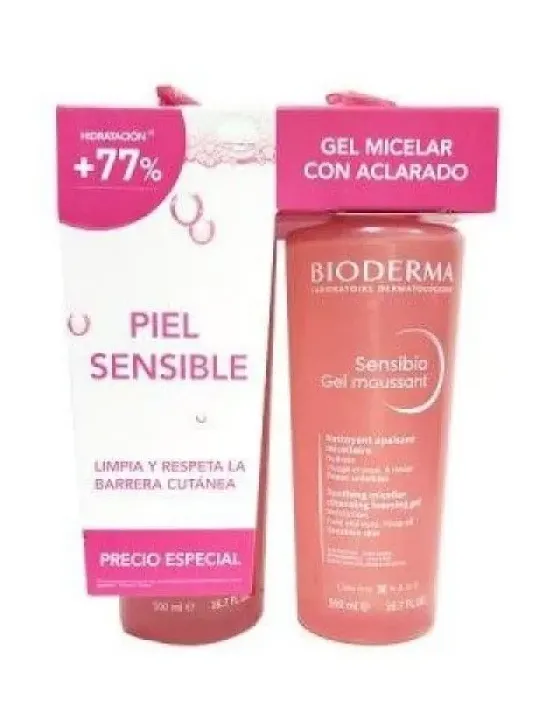 Bioderma Sensibio Gel Moussant 500 ml Duplo