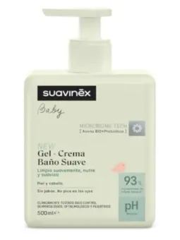 Suavinex Baby Gel-Crema Baño Suave 500 ml | FarmaRoma