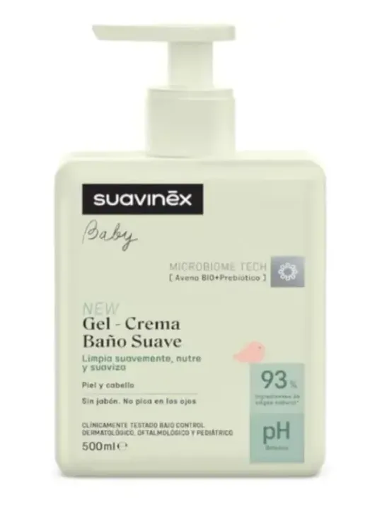 Suavinex Baby Gel-Crema Baño Suave 500 ml