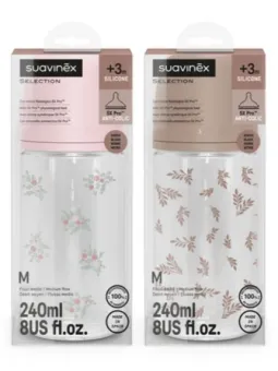 Biberón Selection Silicona SX Pro +3m 240 ml VIDRIO