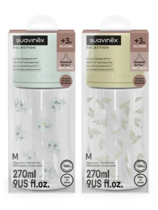 Biberón Selection Silicona SX Pro +3m 270 ml