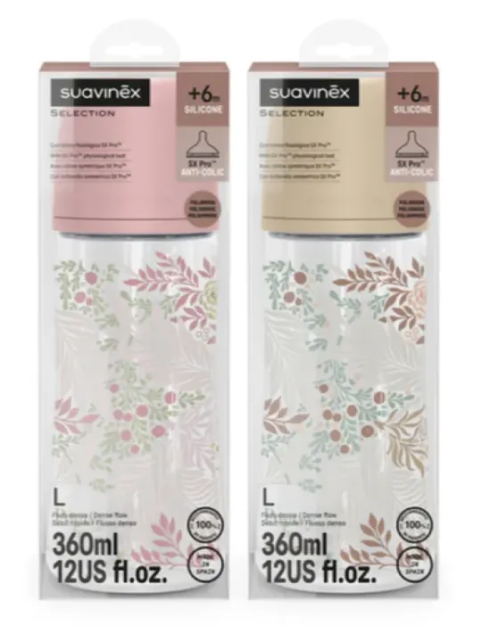 Biberón Selection Silicona SX Pro +6m 360 ml