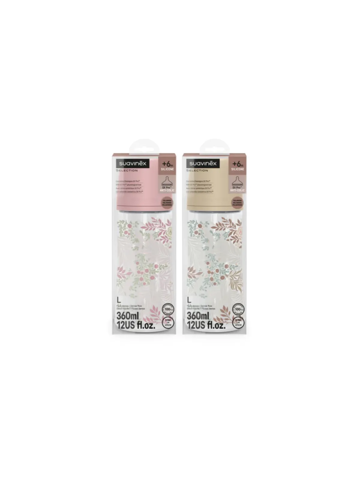 Biberón Selection Silicona SX Pro +6m 360 ml