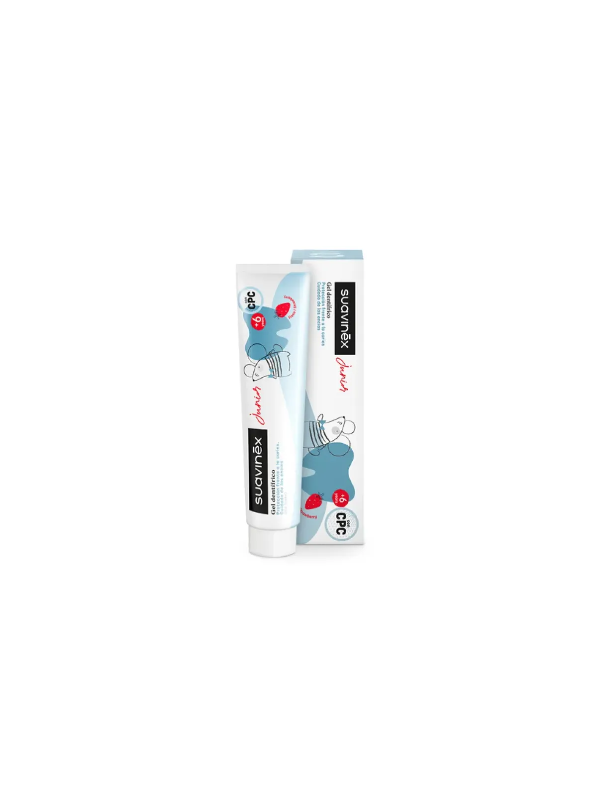 Junior Gel Dentífrico Sabor Fresa 75 ml