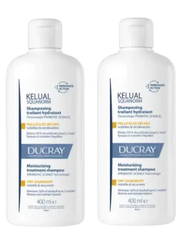 Kelual Squanorm Champú Caspa Seca 400 ml Duplo | FarmaRoma