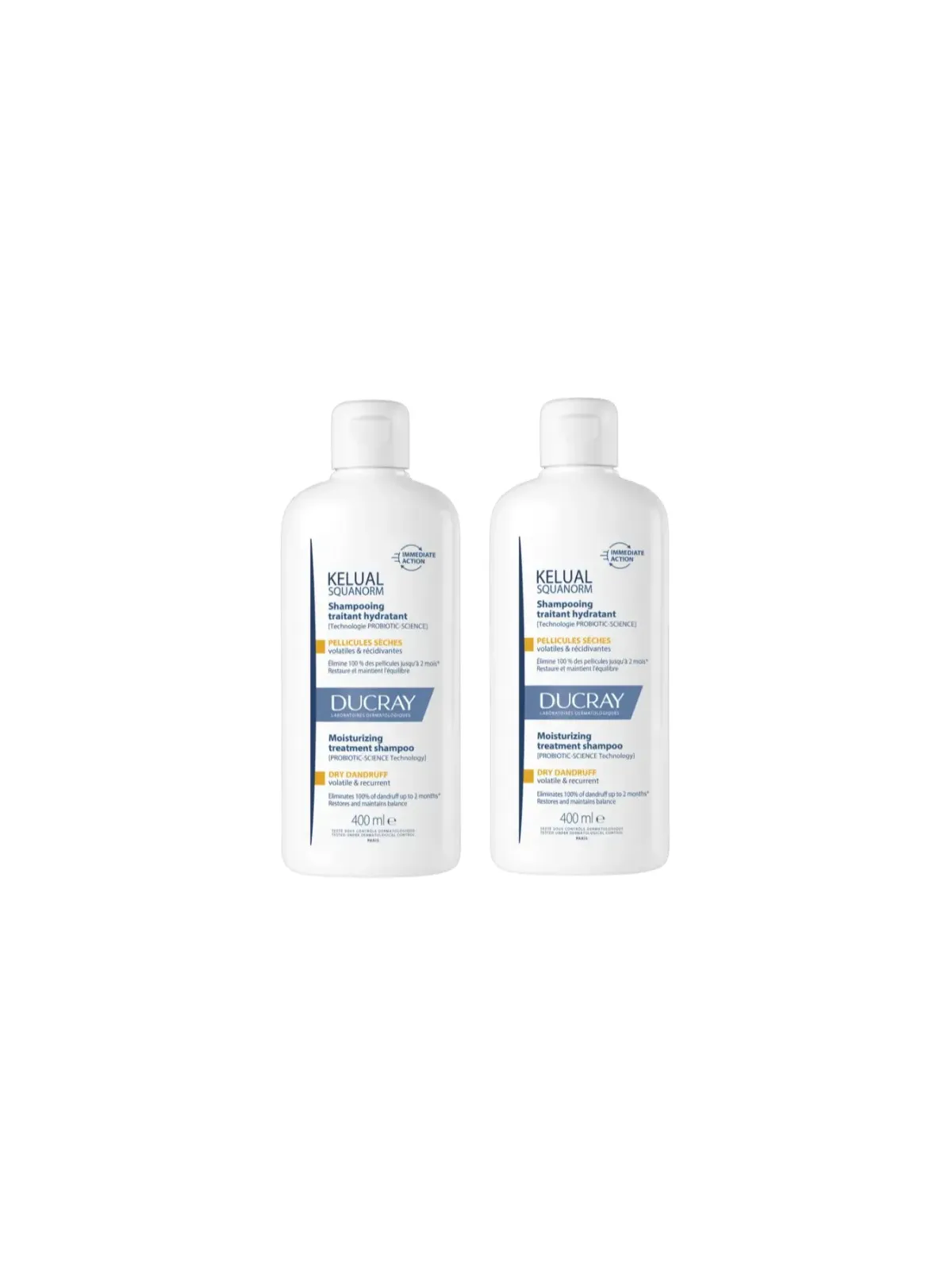 Kelual Squanorm Champú Caspa Seca 400 ml Duplo | FarmaRoma