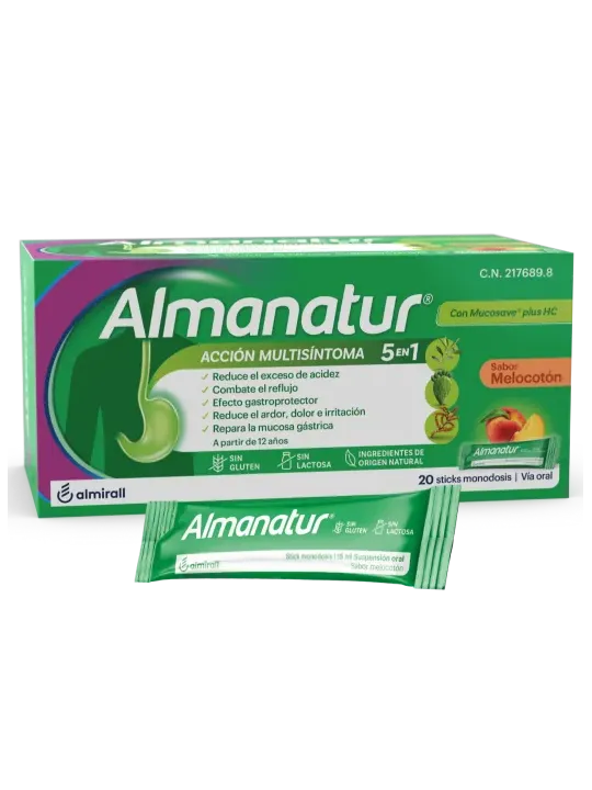 Amanatur Stics Sabor Melocotón | FarmaRoma