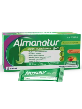 Amanatur Stics Sabor Melocotón | FarmaRoma