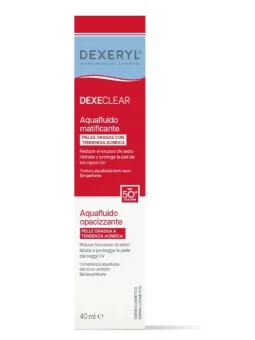 Dexeryl DexeClear Aquafluido Matificante Spf50+ | FarmaRoma