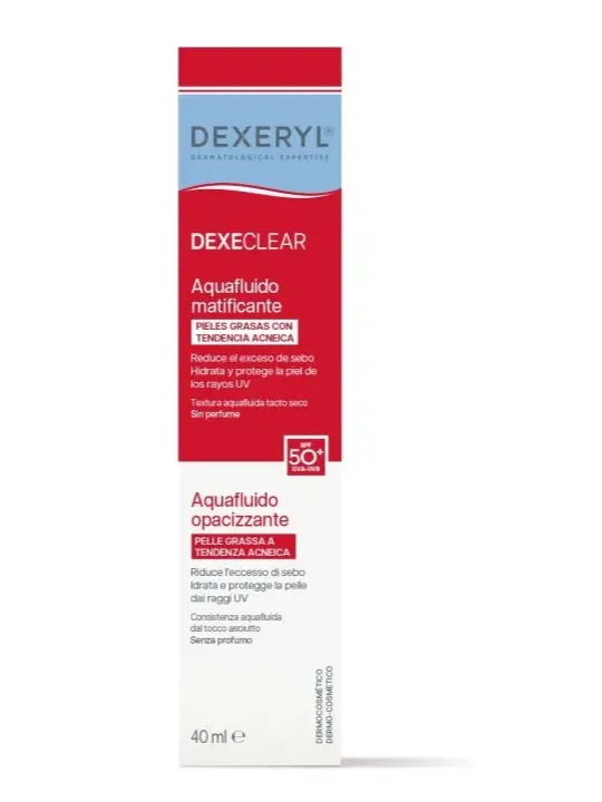 Dexeryl DexeClear Aquafluido Matificante Spf50+ | FarmaRoma