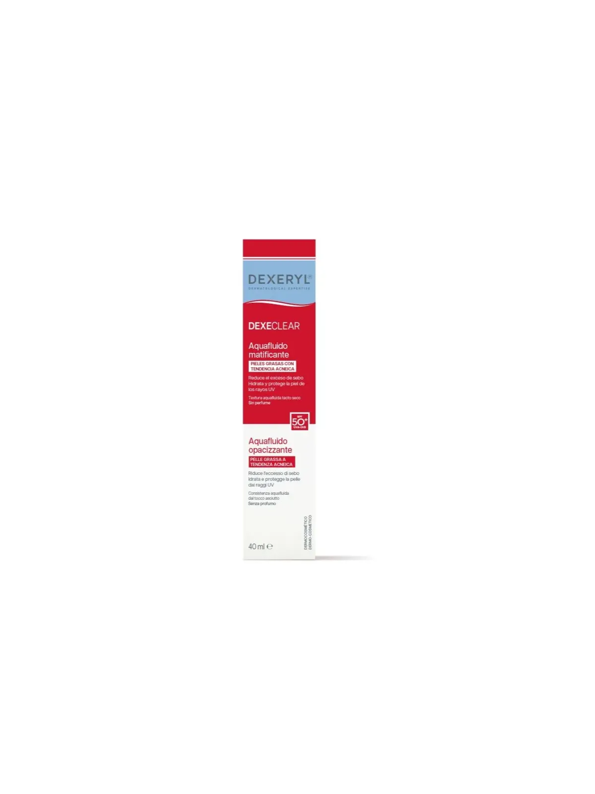 Dexeryl DexeClear Aquafluido Matificante Spf50+ | FarmaRoma