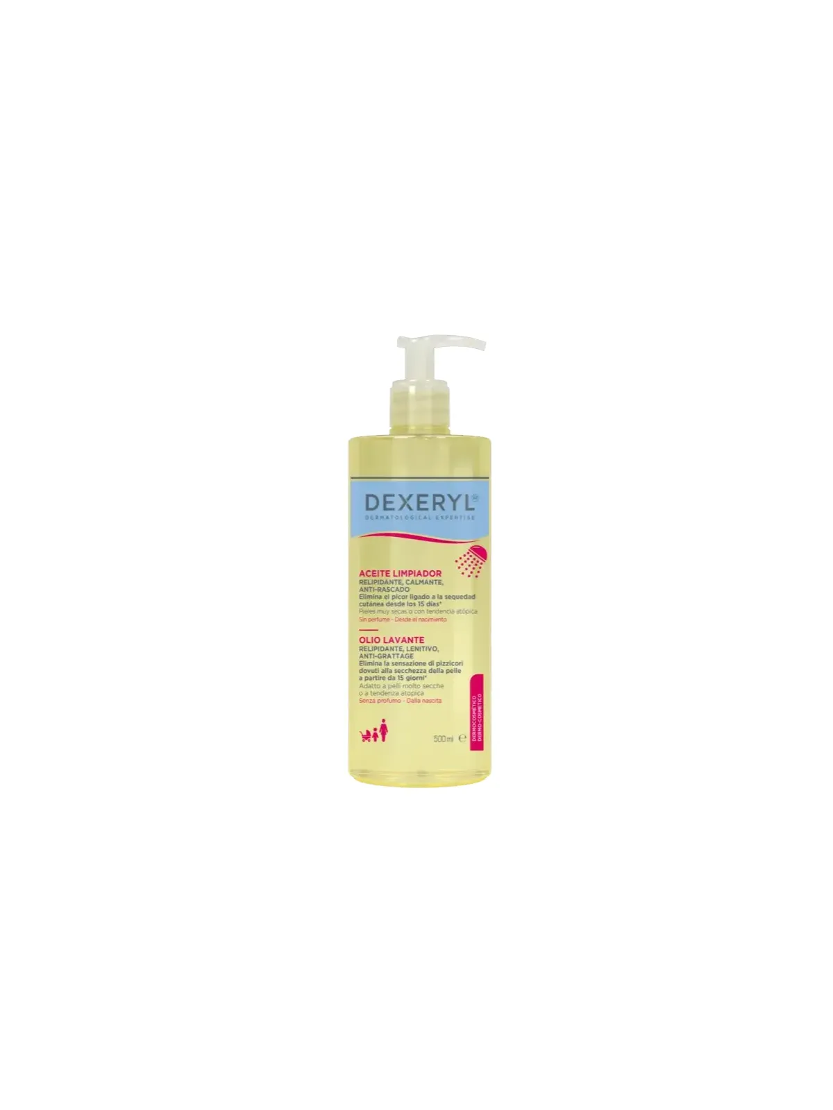 Dexeryl Aceite Limpiador  500 ml | FarmaRoma