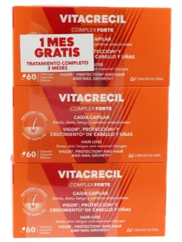 Vitacrecil Complex Forte 180 cápsulas