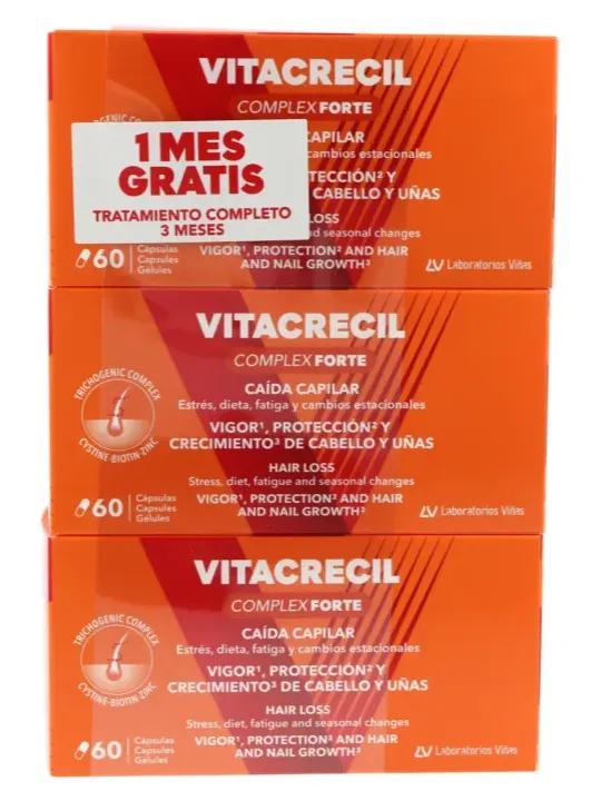 Vitacrecil Complex Forte 180 cápsulas