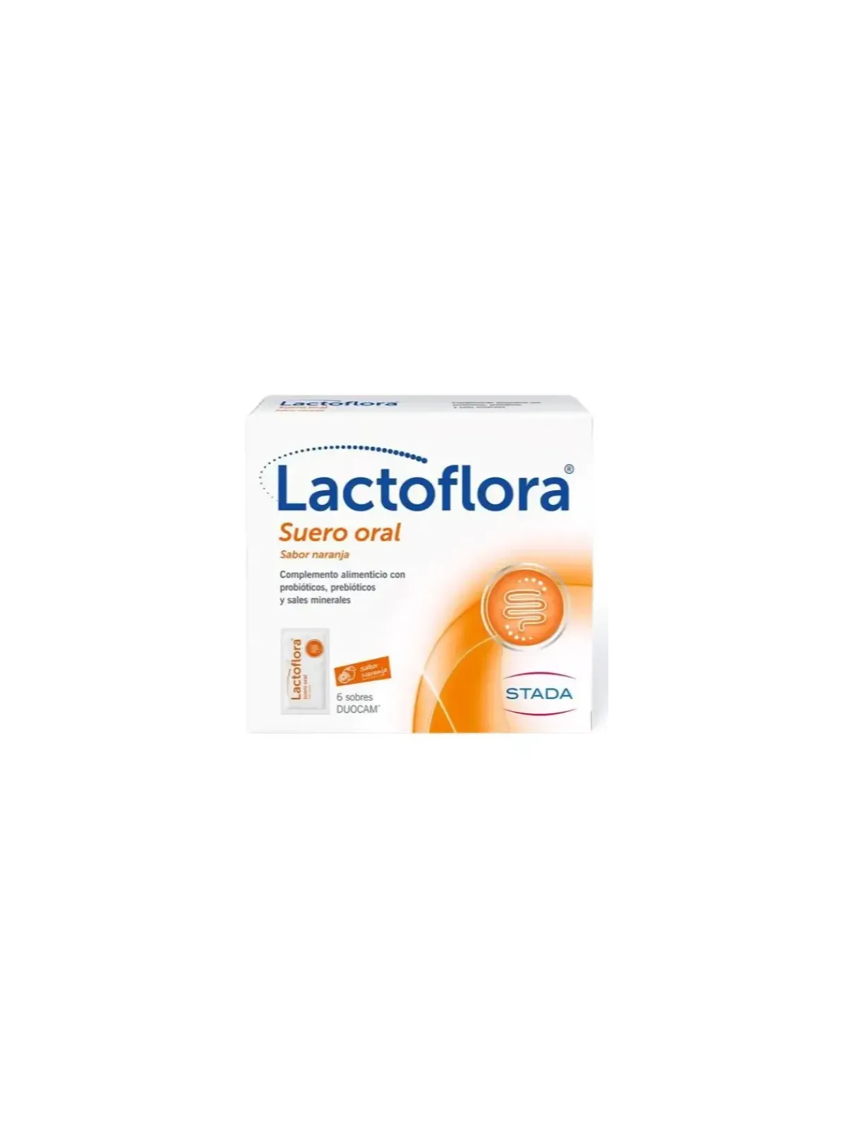 Lactoflora Suero Oral Sabor Naranja