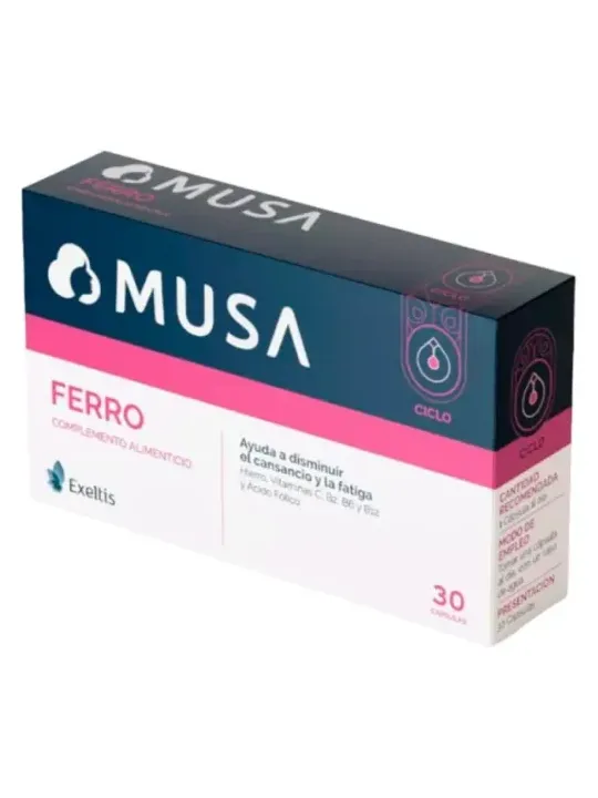 Musa Ferro 30 cápsulas | FarmaRoma