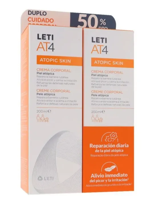 Leti AT4 Crema Corporal 200 ml Duplo