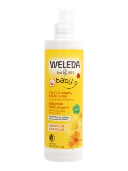 Weleda Baby 2en1 Champú y Gel de Ducha Caléndula 400 ml