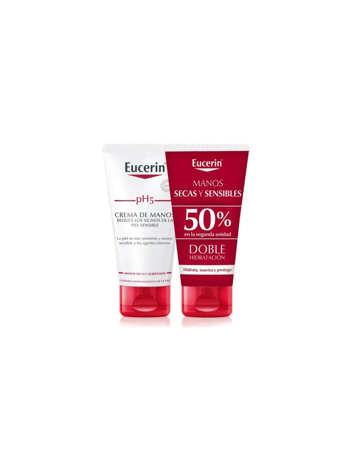 Eucerin pH5 Crema de Manos 75 ml Duplo | FarmaRoma