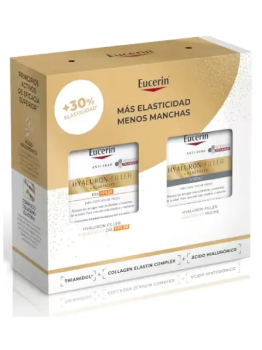 Hyaluron-Filler+Elasticity Pack Día y Noche Hyaluron-Filler+Elasticity Pack Día y Noche