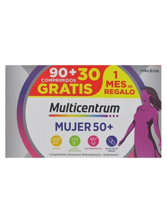 Multicentrum Mujer 50+ 90+30 comprimidos