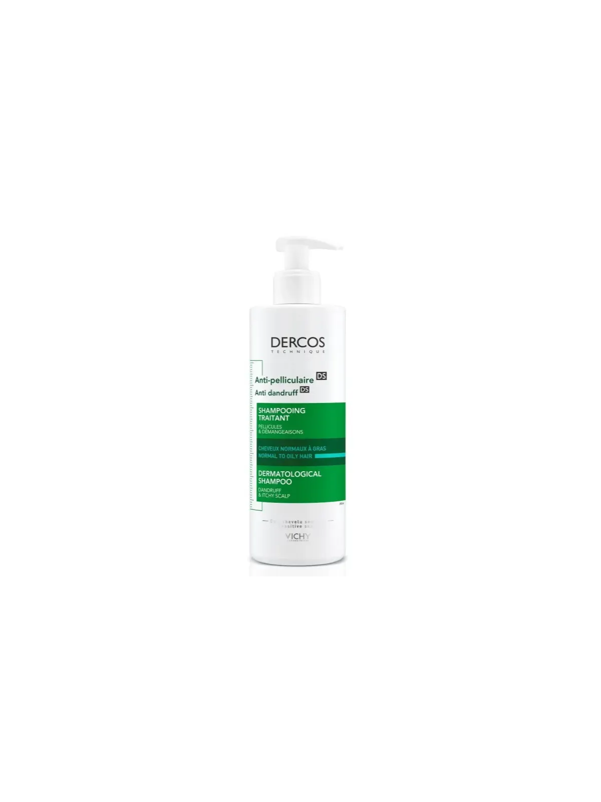 Dercos Anticaspa DS Cabello Normal a Graso Champú 390 ml