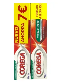 Corega Extra Fuerte 70 gr Duplo