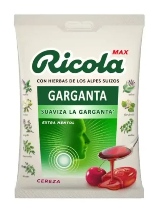 Ricola Max Garganta Sabor Cereza
