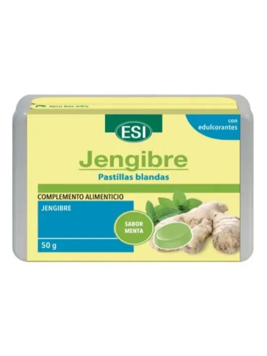 ESI Jengibre Pastillas Blandas Sabor Menta