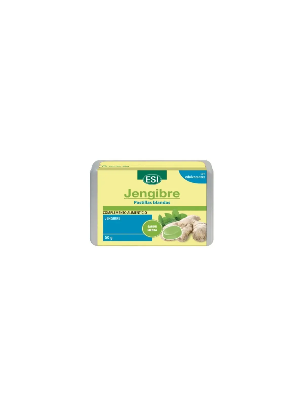 ESI Jengibre Pastillas Blandas Sabor Menta