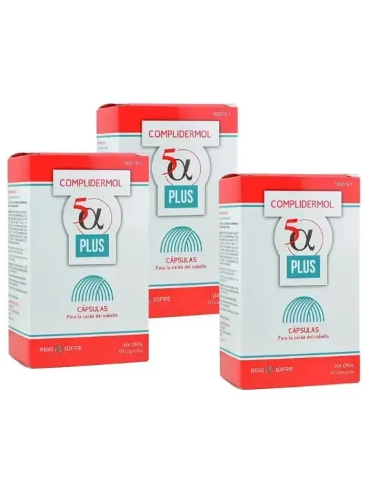 Complidermol 5 Alfa Plus Pack2+1
