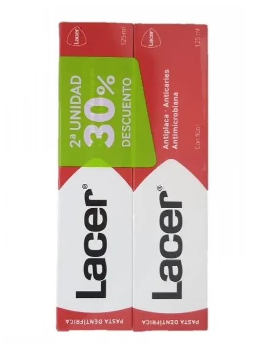 Lacer Pasta Dentífrica 125 ml Duplo
