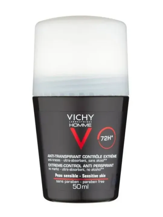 Vichy Homme Antitranspirante Control Extremo 72H