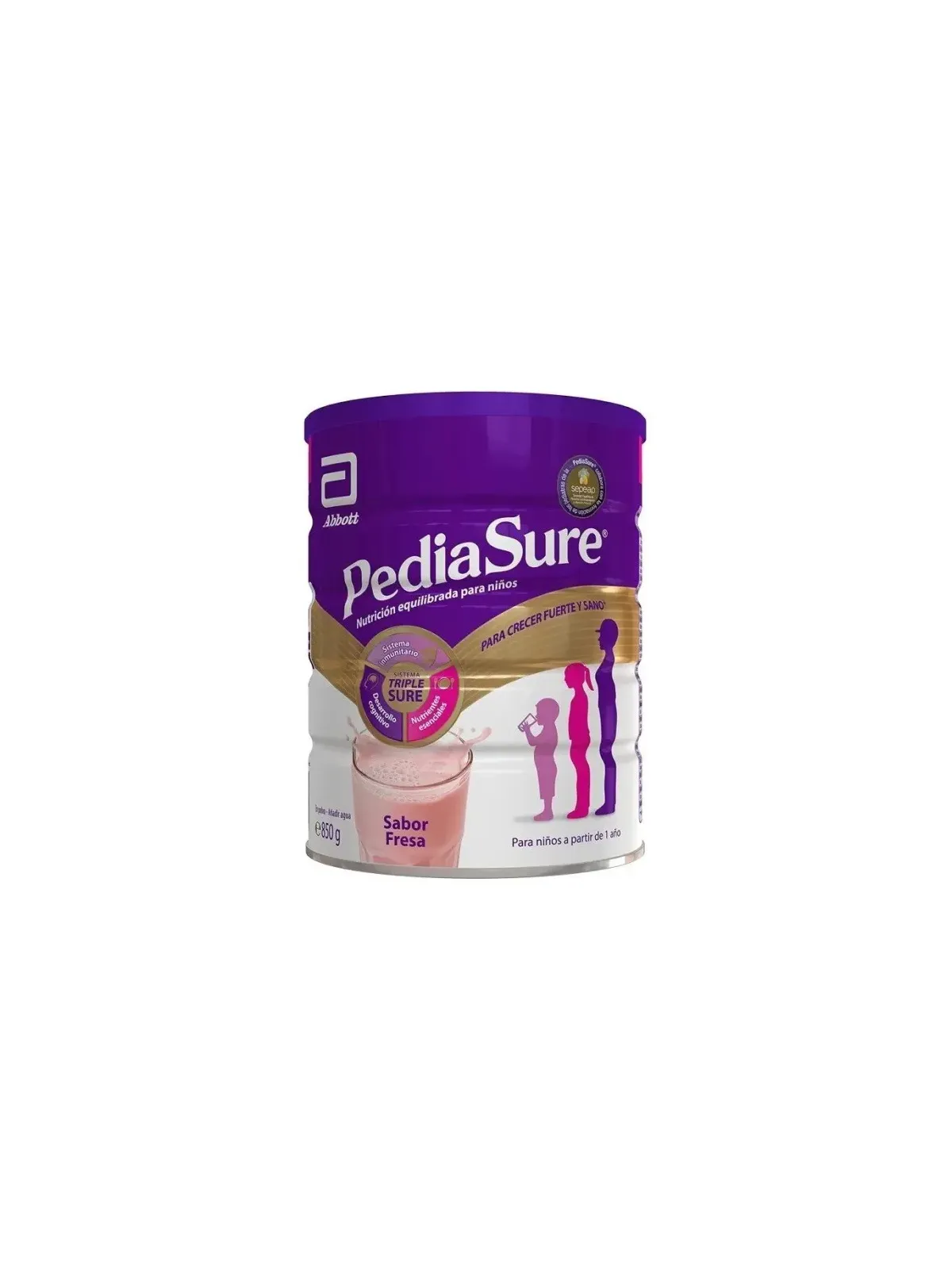 PediaSure Polvo Sabor Fresa 850 gr