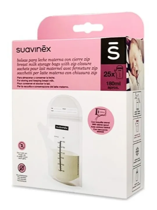 Bolsas para Leche Materna con cierre Zip
