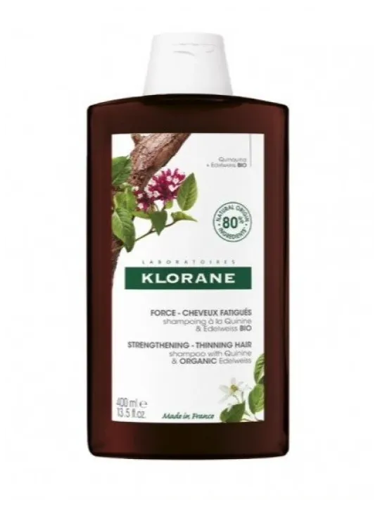 Klorane Champú a la Quinina y Edelweiss 400 ml