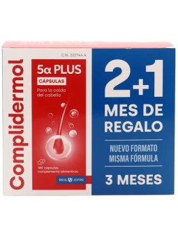 Complidermol 5α Plus Cápsulas Pack2+1