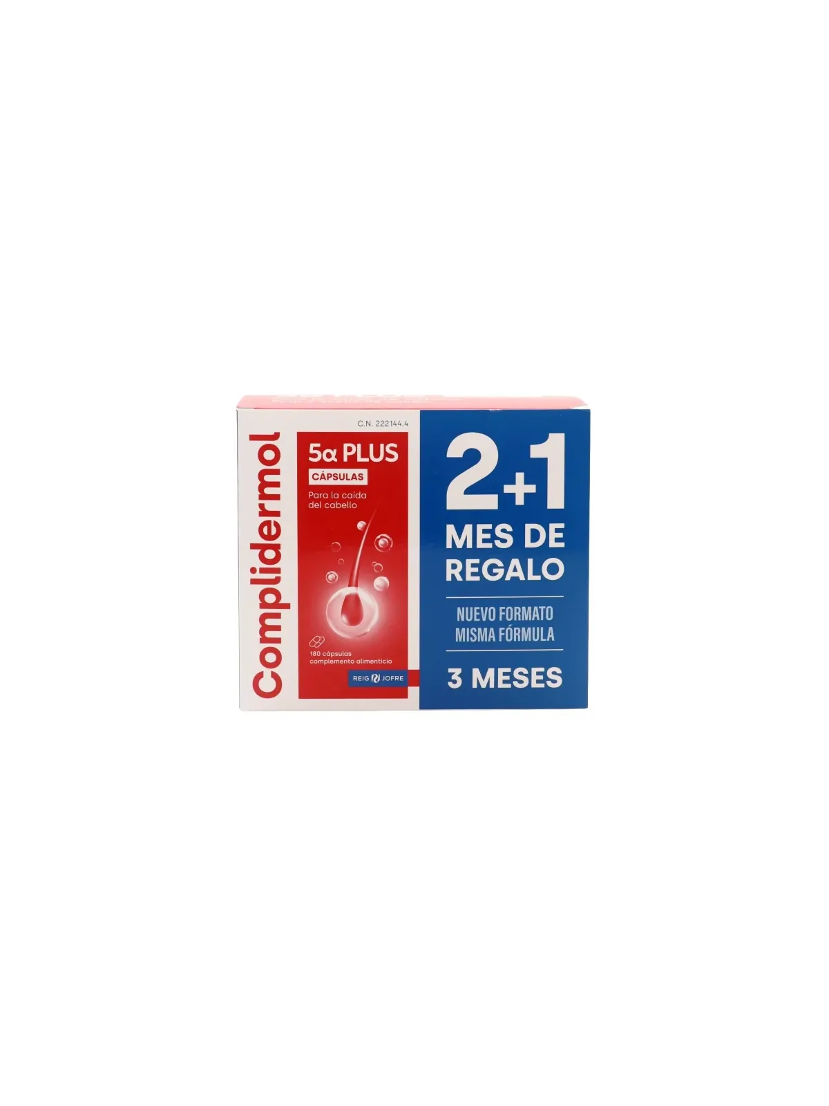 Complidermol 5α Plus Cápsulas Pack2+1