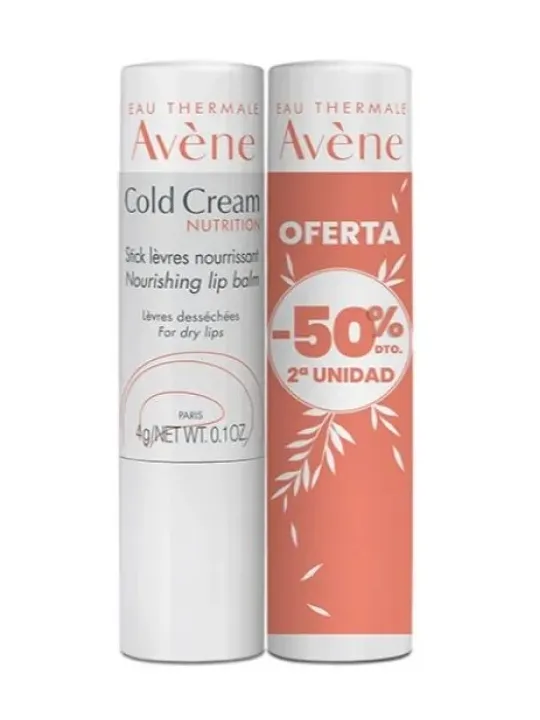 Avène Cold Cream Stick Labial Duplo