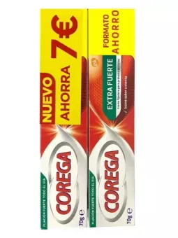 Corega Extra Fuerte 70 gr Duplo