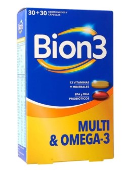 Bion3 Multi y Omega-3 30 comprimidos + 30 cápsulas