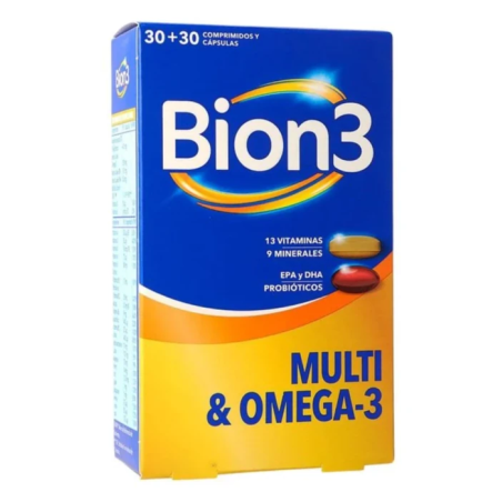 Bion3 Multi y Omega-3 30 comprimidos + 30 cápsulas