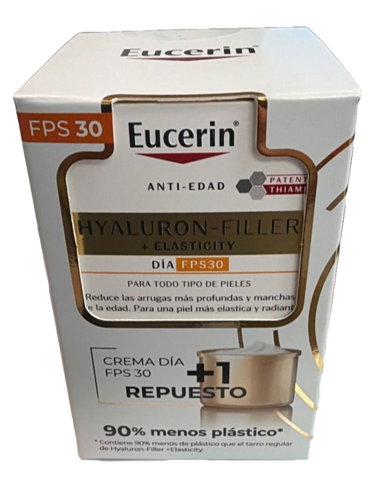 Hyaluron-Filler+Elasticity Día Spf30 Pack Recarga
