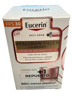 Hyaluron-Filler+Elasticity Día Rosé Spf30 Pack Recarga