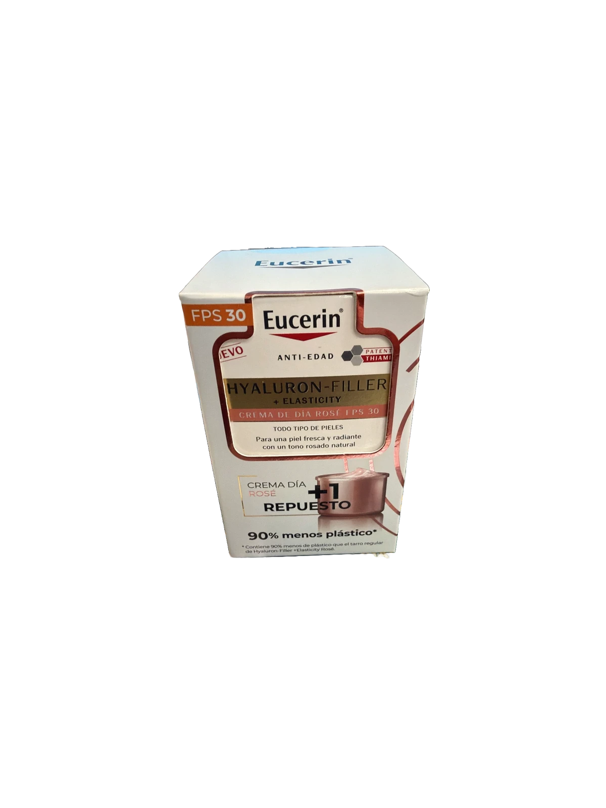Hyaluron-Filler+Elasticity Día Rosé Spf30 Pack Recarga