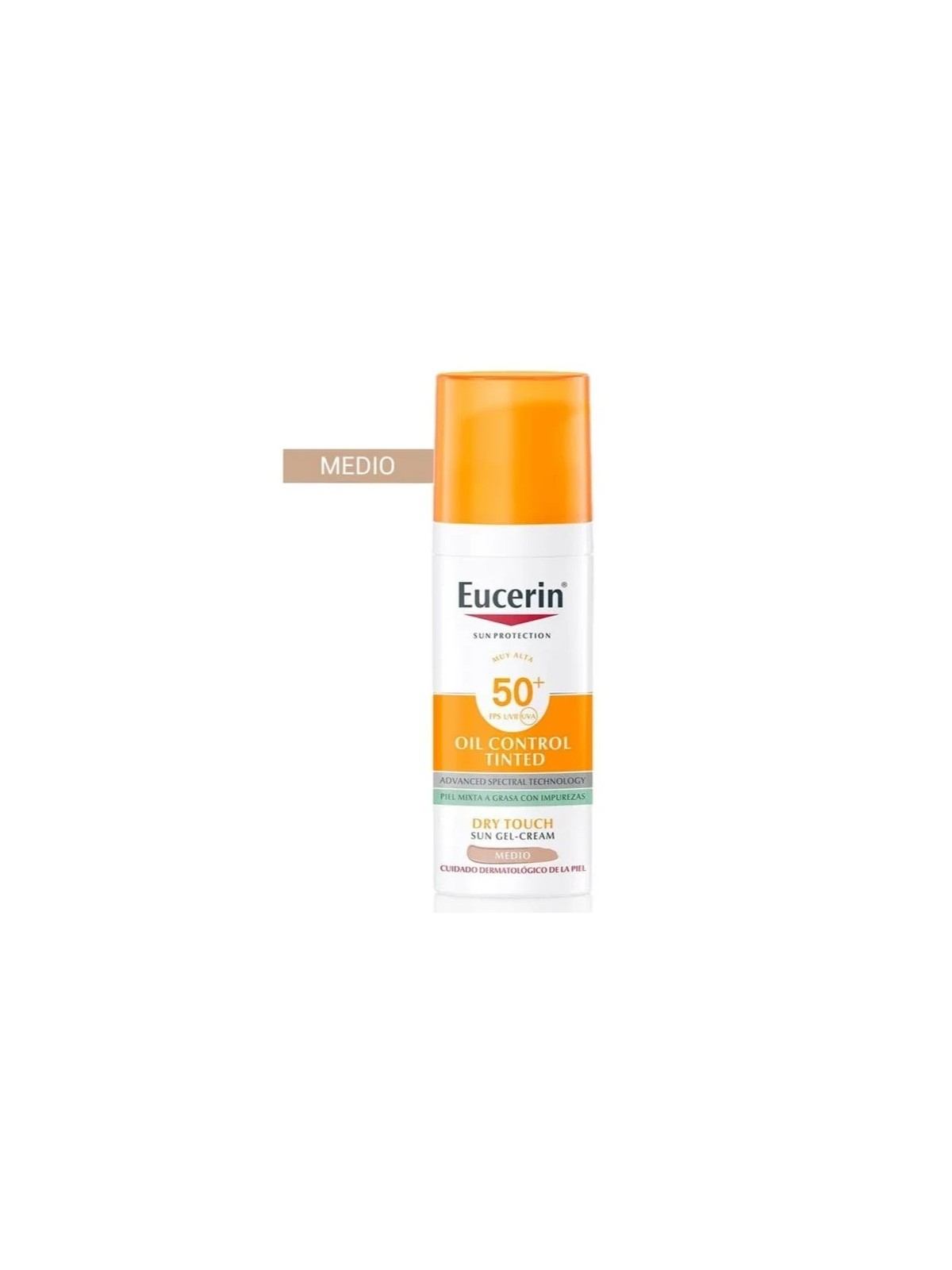 Eucerin Sun Oil Control Color Tono Medio Spf50+