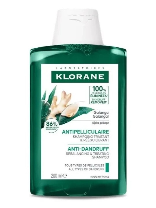Klorane Champú Tratante Reequilibrante con Galanga 200 ml