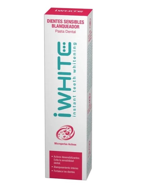 iWHITE Dientes Sensibles Blanqueador Pasta Dental